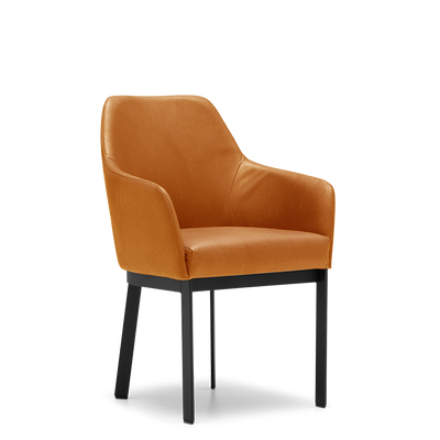 Eetkamerstoel D-101 Veneto Natural Leer