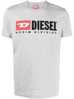 Diesel t-shirt T-Diegor-Div à logo brodé - Gris