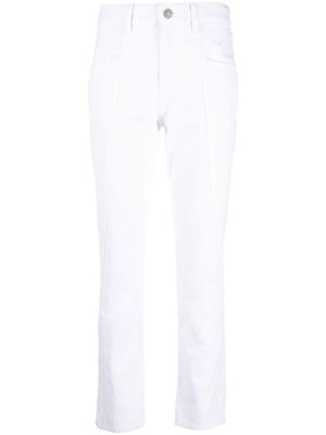 ISABEL MARANT jean skinny à empiècements contrastants - Blanc