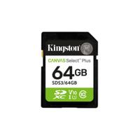 Micro SD geheugenkaart met adapter Kingston SDS3/64GB 64 GB