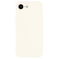 Lunso iPhone 16e hoesje - Flexibel siliconen Backcover - Beige