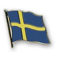 Pin speldje/broche - vlag Zweden - 20 mm - metaal - Landen supporters feestartikelen