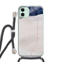 Stone White: iPhone 11 Transparant Hoesje met koord