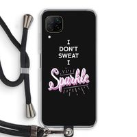 Sparkle quote: Huawei P40 Lite Transparant Hoesje met koord