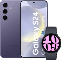 Samsung Galaxy S24 128GB Paars + Galaxy Watch 6 Zwart 40mm - thumbnail