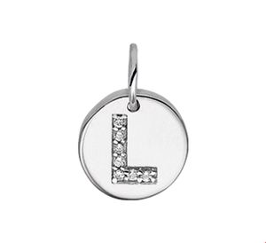 TFT Bedel Letter L Zirkonia Zilver