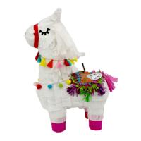 Funny Fashion Pinata van papier - Lama thema - 42x35 cm - Verjaardag - thumbnail