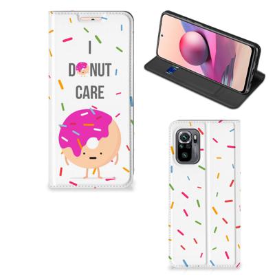 Xiaomi Redmi Note 10 4G | 10S | Poco M5s | Flip Style Cover | Donut Roze