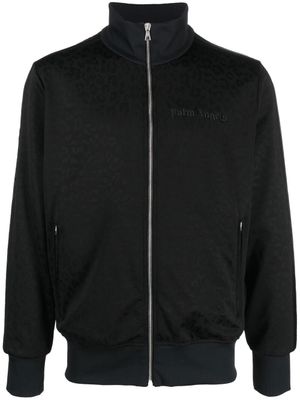 Palm Angels veste de sport à logo imprimé - Noir