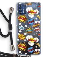 Pow Smack: Motorola Moto G9 Plus Transparant Hoesje met koord