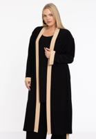 Yoek Vest contrast | Zwart | Maat 58/60 Yoek Vest contrast | Zwart | Maat 58/60