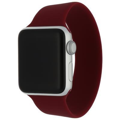 Apple Watch Sport Solo Loop Band - Wijnrood - 38, 40, 41 & 42mm - L Apple Watch Sport Solo Loop Band - Wijnrood - 38, 40, 41 & 42mm - L