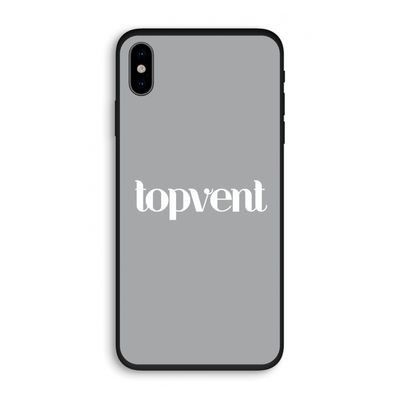 Topvent Grijs Wit: iPhone X Biologisch afbreekbaar hoesje