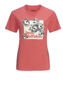 Jack wolfskin Florell Box Dames T-shirt Faded Rose M