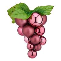 Kerstbal Krist+ 01847 Roze Plastic Druiven