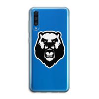 Angry Bear (white): Samsung Galaxy A50 Transparant Hoesje