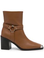 Senso bottines Hunny à bout en métal - Marron