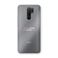 uzelf graag zien: Xiaomi Redmi 9 Transparant Hoesje