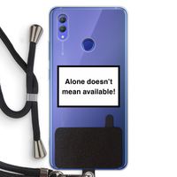 Alone: Honor Note 10 Transparant Hoesje met koord