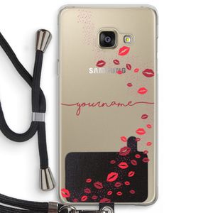 Kusjes: Samsung Galaxy A3 (2016) Transparant Hoesje met koord