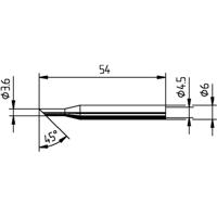 Ersa 0162LD Soldeerpunt Schuin Grootte soldeerpunt 3.60 mm Inhoud: 1 stuk(s) - thumbnail