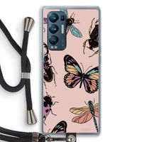 Tiny Bugs: Oppo Find X3 Neo Transparant Hoesje met koord