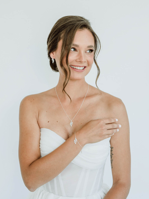 Perlenbräute Lana Sieradenset