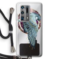 Golden Falcon: Huawei P40 Pro Plus Transparant Hoesje met koord