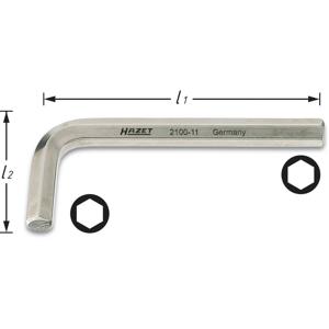 Hazet HAZET 2100-03 Inbus Haakse schroevendraaier 3 mm