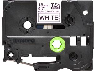 Brother 18mm Tape zwart op wit TZE-N241 printlint