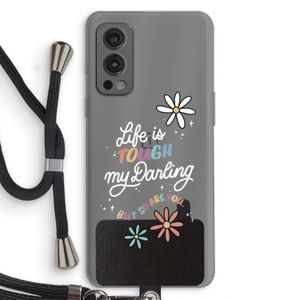 Tough Life: OnePlus Nord 2 5G Transparant Hoesje met koord