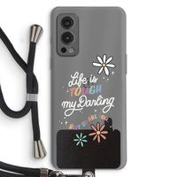 Tough Life: OnePlus Nord 2 5G Transparant Hoesje met koord