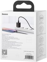 Baseus CCSUPJ01 oplader voor mobiele apparatuur Universeel Zwart AC Snel opladen Binnen - thumbnail