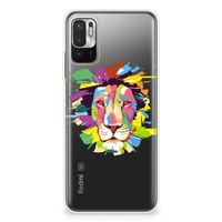 Xiaomi Redmi Note 10/10T 5G | Poco M3 Pro Telefoonhoesje met Naam Lion Color - thumbnail