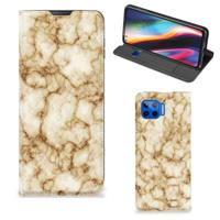 Motorola Moto G 5G Plus | Standcase | Marmer Goud
