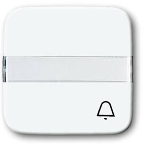 Busch-Jaeger 2CKA001731A0538 Wipschakelaar bel Afdekking Zuiver wit (RAL 9010), Wit 1 stuk(s)