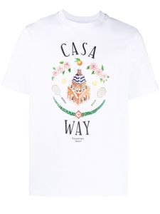 Casablanca t-shirt à imprimé Casa Way