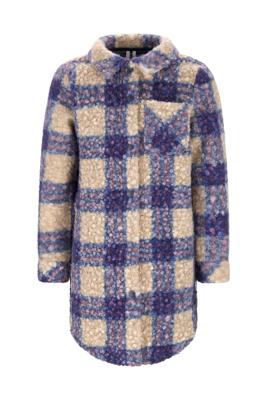 B.Nosy winter blouse meisjes - blauw - Bianca - geruit