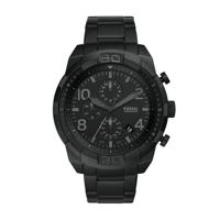 Horlogeband Fossil FS5712 Onderliggend Staal Zwart 24mm