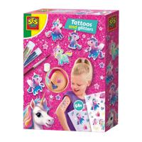 SES tattoos en glitters - eenhoorn