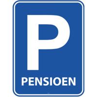 Pensioen parkeerbord - feestartikelen - pensioen - versieringen - deurbord - feestgelegenheid Pensioen parkeerbord - feestartikelen - pensioen - versieringen - deurbord - feestgelegenheid
