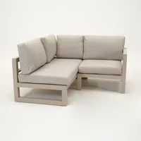 Grosso 2-zits bank L + hoek beige