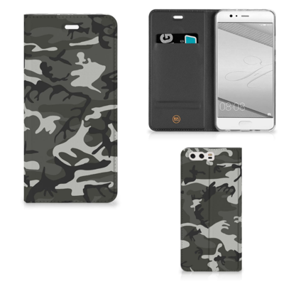 Huawei P10 Plus | Hoesje met Magneet | Army Light