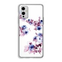 Waterverf bloemen: OnePlus 9 Transparant Hoesje