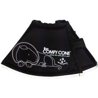 Comfy Cone Hondenkap Zwart M Long 30-38cm/30cm hoog Comfy Cone Hondenkap Zwart M Long 30-38cm/30cm hoog