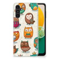 Samsung Galaxy A13 | A04s | TPU Hoesje | Vrolijke Uilen Samsung Galaxy A13 | A04s | TPU Hoesje | Vrolijke Uilen
