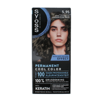 Syoss Permanent cool color 5-95 lichtbruin 1 Set