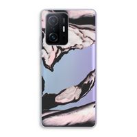 Roze stroom: Xiaomi 11T Pro Transparant Hoesje