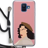 Confidence: Samsung Galaxy A6 (2018) Transparant Hoesje met koord