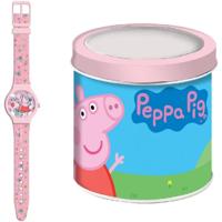 Peppa Pig PEPPA PIG - TIN BOX Ø 33 mm Kinder horloge